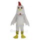White Chicken Fowl Mascot Costume Animal