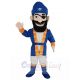 Blackbeard Pirate Mascot Costume People in Blue Uniform