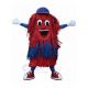 New Blue and Red Car Wash Cleaning Brush Mascot Costume