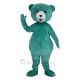 Cute Mint Green Teddy Bear Mascot Costume