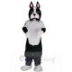 Black and White Terrier Dog Mascot Costume Animal
