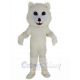 White Samoyed Dog Mascot Costume Animal