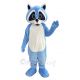 Cute Blue Robbie Raccoon Mascot Costume Animal