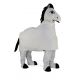 White 2 Person Horse Mascot Costume Animal