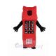 Red Open Face Cell Phone Mascot Costume