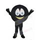 Funny Black Hockey Puck Ball Mascot Costume