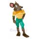 Robust Sport Rat Mascot Costume