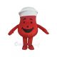 Red Drink Teacup Mascot Costume