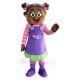Brown Skin Girl Mascot Costume People