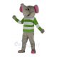 Happy Gray Elephant Mascot Costume Animal
