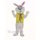 Easter Bunny Rabbit in Yellow Vest Mascot Costume Animal