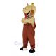 Cobra Snake in Brown Clothes Mascot Costume Animal