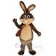 Lovely Brown Easter Bunny Mascot Costume Animal