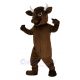 Brown Sport Bull Mascot Costume Animal