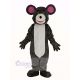 Gray Mouse Pink Ears Mascot Costume Animal