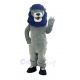Strong Gray Lion Mascot Costume