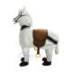 White New 2 Person Horse Mascot Costume Animal
