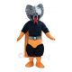 Cobra Snake in the Orange Cape Mascot Costume