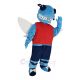 Big Blue Hornet Mascot Costume Insect