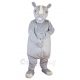 Happy Rhino Rhinoceros Mascot Costume