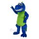 Smiling Blue Dragon Mascot Costume Animal