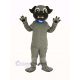 Gray Puppy Dog Mascot Costume Animal