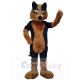 Black and Tan Husky Dog Mascot Costume Animal