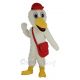 White Stork Bird Mascot Costume Animal