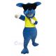 Cool Blue Kangaroo Mascot Costume