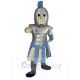 Blue and Silver Titan Spartan Mascot Costume People