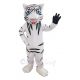 Ferocious White Tiger Mascot Costume Animal