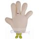 Walking Hand Yellow Back of Hand Mascot Costume