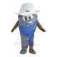 Cool Gray Tornado Mascot Costume