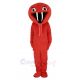 Red Cobra Snake Mascot Costume Animal