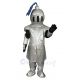 Cool Silver Knight Mascot Costumes