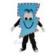 Blue Lightning Bolt Mascot Costume