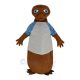 Brown E.T. Alien Mascot Costume