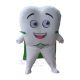 Tooth with Green Cloak Mascot Costumes