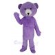 Purple Teddy Bear Mascot Costume