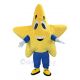Yellow and Blue Star Mascot Costume