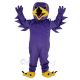 Purple Night Hawk Mascot Costume Animal