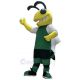 Cool Green Hornet Mascot Costume Insect