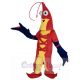 Cute Shrimp Prawn Mascot Costume Marine Animal