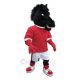 Cute Black Horse Mustang  Mascot Costumes