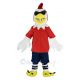 Chicken Rooster with Glasses Mascot Costume Animal