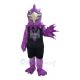 Noble Purple Phoenix Bird Mascot Costume