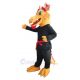 Yellow Kung Fu Dragon Mascot Costume Animal