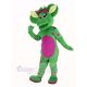 Green Triceratops Dinosaur Mascot Costume Animal