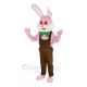 Pink Easter Robbie Rabbit Mascot Costume Animal