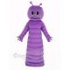 Purple Bug Caterpillar Worm Mascot Costume Insect